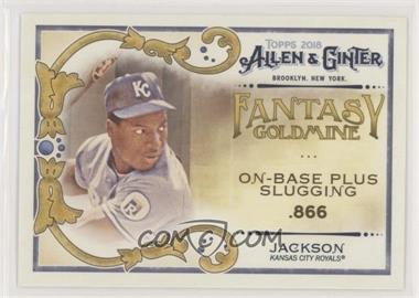 2018 Topps Allen & Ginter's - Fantasy Goldmine #FG-6 - Bo Jackson