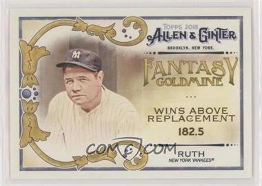 2018 Topps Allen & Ginter's - Fantasy Goldmine #FG-7 - Babe Ruth