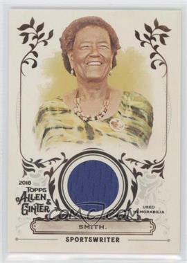 2018 Topps Allen & Ginter's - Full-Size Relics A #FSRA-CSM - Claire Smith