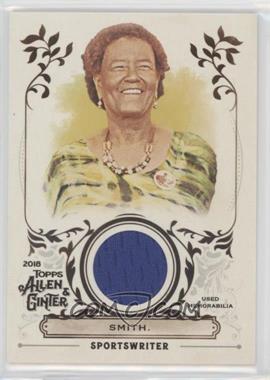 2018 Topps Allen & Ginter's - Full-Size Relics A #FSRA-CSM - Claire Smith