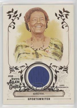 2018 Topps Allen & Ginter's - Full-Size Relics A #FSRA-CSM - Claire Smith