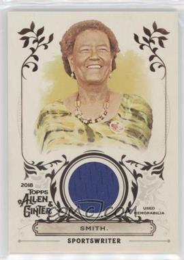 2018 Topps Allen & Ginter's - Full-Size Relics A #FSRA-CSM - Claire Smith