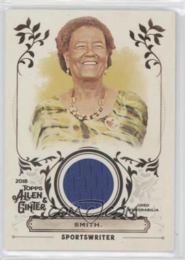 2018 Topps Allen & Ginter's - Full-Size Relics A #FSRA-CSM - Claire Smith