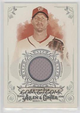 2018 Topps Allen & Ginter's - Full-Size Relics B #FSRB-MH - Max Scherzer