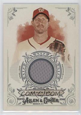 2018 Topps Allen & Ginter's - Full-Size Relics B #FSRB-MH - Max Scherzer