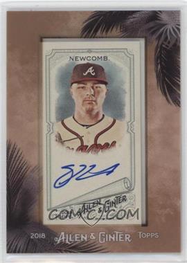 2018 Topps Allen & Ginter's - Mini Framed Autographs #MA-SN - Sean Newcomb