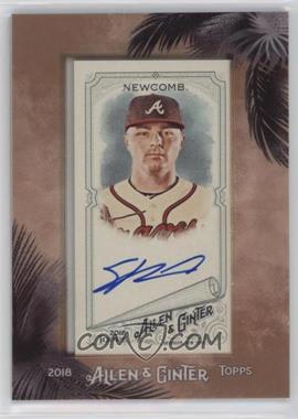 2018 Topps Allen & Ginter's - Mini Framed Autographs #MA-SN - Sean Newcomb [EX to NM]