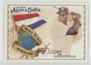 2018 Topps Allen & Ginter's - World Talent #WT-30 - Didi Gregorius