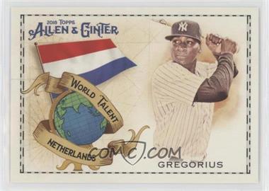 2018 Topps Allen & Ginter's - World Talent #WT-30 - Didi Gregorius