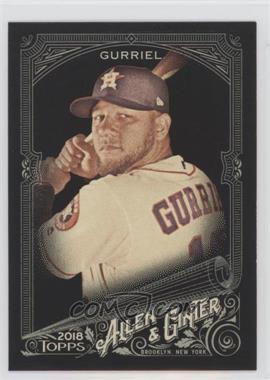 2018 Topps Allen & Ginter's X - [Base] #81 - Yuli Gurriel