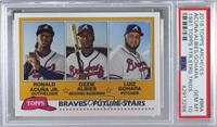 Ozzie Albies, Ronald Acuña Jr., Luiz Gohara [PSA 10 GEM MT]