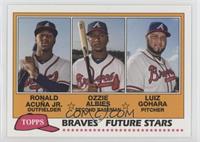 Ozzie Albies, Ronald Acuña Jr., Luiz Gohara