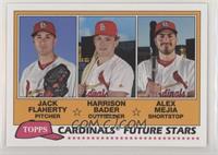 Jack Flaherty, Harrison Bader, Alex Mejia