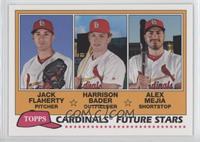 Jack Flaherty, Harrison Bader, Alex Mejia