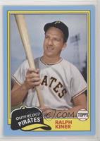 1981 Design - Ralph Kiner #/25