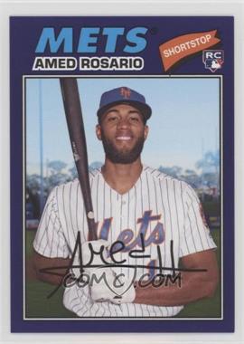 2018 Topps Archives - [Base] - Purple #108.1 - 1977 Design - Amed Rosario (Posed with Bat) /175