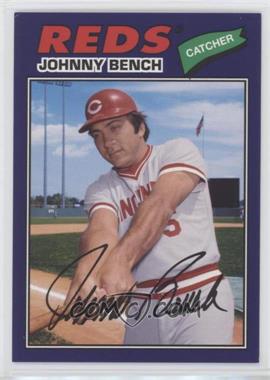 2018 Topps Archives - [Base] - Purple #120 - 1977 Design - Johnny Bench /175