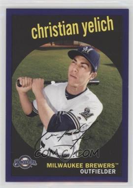 2018 Topps Archives - [Base] - Purple #86 - 1959 Design - Christian Yelich /175