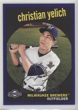2018 Topps Archives - [Base] - Purple #86 - 1959 Design - Christian Yelich /175