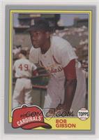 1981 Design - Bob Gibson #/99