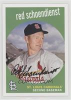 1959 Design Venezuelan - Red Schoendienst