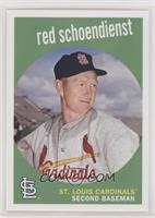 1959 Design No Signature - Red Schoendienst