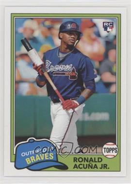 2018 Topps Archives - [Base] #212 - 1981 Design - Ronald Acuña Jr.