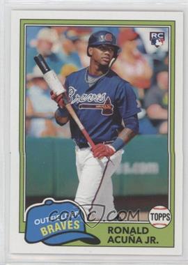 2018 Topps Archives - [Base] #212 - 1981 Design - Ronald Acuña Jr.