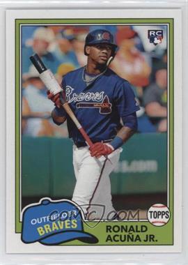 2018 Topps Archives - [Base] #212 - 1981 Design - Ronald Acuña Jr.