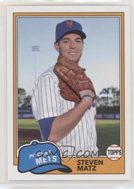 2018 Topps Archives - [Base] #293 - 1981 Design - Steven Matz