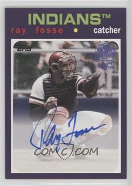 2018 Topps Archives - Fan Favorites Autographs - Purple #FFA-RF.2 - 1971 Design - Ray Fosse /150