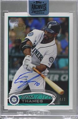 2018 Topps Archives Signature Series Active Player Edition Buybacks - [Base] #12TU-US84 - Eric Thames (2012 Topps Update) /7 [Buyback]