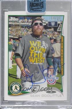 2018 Topps Archives Signature Series Active Player Edition Buybacks - [Base] #14TOD-167 - Sean Doolittle (2014 Topps Opening Day) /27 [Buyback]