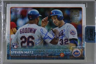 2018 Topps Archives Signature Series Active Player Edition Buybacks - [Base] #15TU-US134 - Steven Matz (2015 Topps Update) /14 [Buyback]