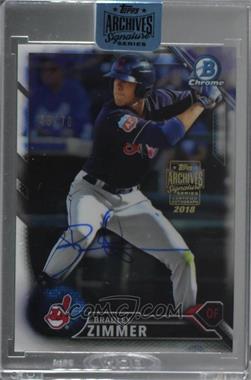 2018 Topps Archives Signature Series Active Player Edition Buybacks - [Base] #16BCD-BCP214 - Bradley Zimmer (2016 Bowman Chrome Draft Prospects) /70 [Buyback]