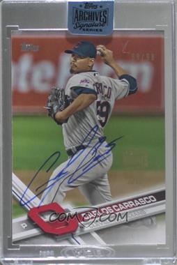 2018 Topps Archives Signature Series Active Player Edition Buybacks - [Base] #17T-31 - Carlos Carrasco (2017 Topps) /98 [Buyback]