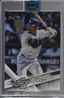 2018 Topps Archives Signature Series Active Player Edition Buybacks - [Base] #17T-603 - Eric Thames (2017 Topps) /9 [Buyback]