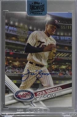 2018 Topps Archives Signature Series Active Player Edition Buybacks - [Base] #17T-8 - Jose Berrios (2017 Topps) /99 [Buyback]