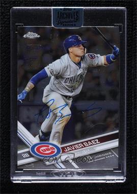 2018 Topps Archives Signature Series Active Player Edition Buybacks - [Base] #17TC-114 - Javier Baez (2017 Topps Chrome) /5 [Buyback]