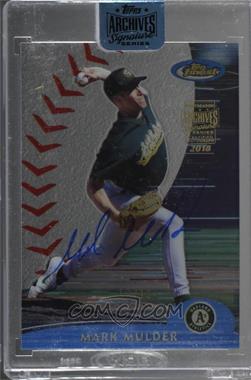 2018 Topps Archives Signature Series Retired Player Edition Buybacks - [Base] #00TF-83 - Mark Mulder (2000 Topps Finest) /13 [Buyback]