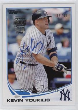 2018 Topps Archives Signature Series Retired Player Edition Buybacks - [Base] #13TU-US10 - Kevin Youkilis (2013 Topps Update) /42