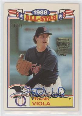 2018 Topps Archives Signature Series Retired Player Edition Buybacks - [Base] #89TAS-10 - Frank Viola (1989 Topps Rack Pack Glossy All-Stars) /18