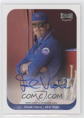 2018 Topps Archives Snapshots - Autographs #AS-FV - Frank Viola