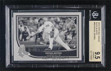 2018 Topps Big League - [Base] - Black and White #250 - Rafael Devers /50 [BGS 9.5 GEM MINT]