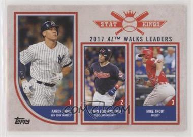 2018 Topps Big League - [Base] #312 - Stat Kings Trio - Aaron Judge, Edwin Encarnacion, Mike Trout