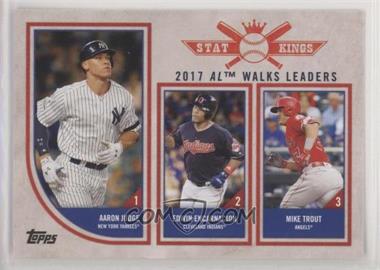 2018 Topps Big League - [Base] #312 - Stat Kings Trio - Aaron Judge, Edwin Encarnacion, Mike Trout