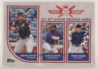 Stat Kings Trio - Giancarlo Stanton, Charlie Blackmon, Freddie Freeman