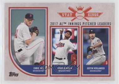 2018 Topps Big League - [Base] #328 - Stat Kings Trio - Chris Sale, Ervin Santana, Justin Verlander