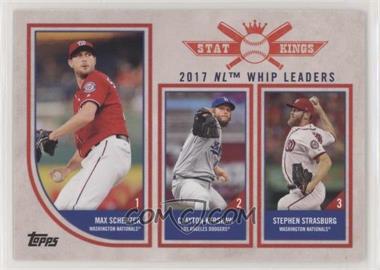 2018 Topps Big League - [Base] #329 - Stat Kings Trio - Max Scherzer, Clayton Kershaw, Stephen Strasburg