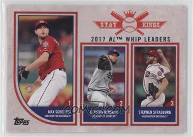 2018 Topps Big League - [Base] #329 - Stat Kings Trio - Max Scherzer, Clayton Kershaw, Stephen Strasburg